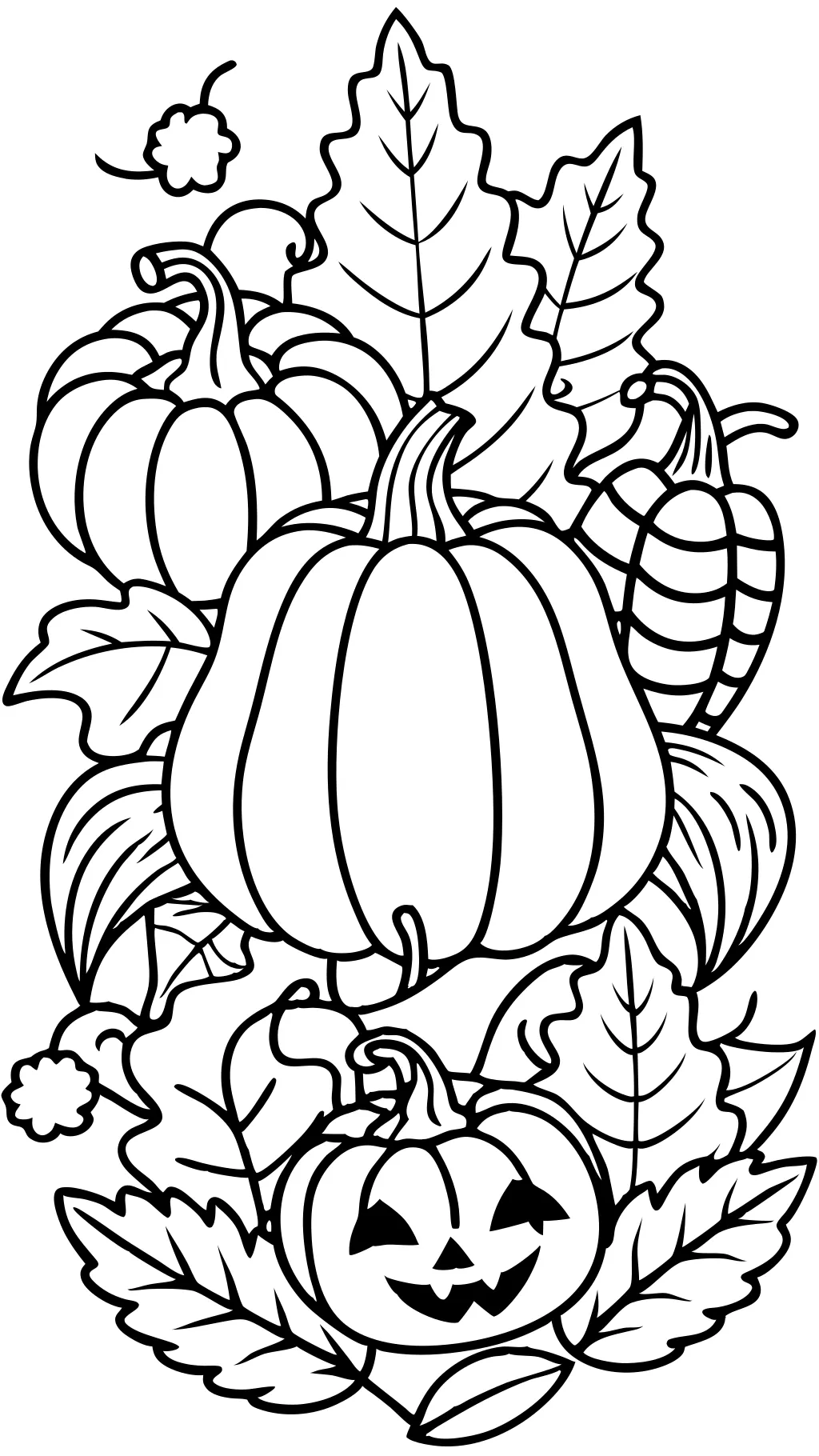 pumpkin pages to color